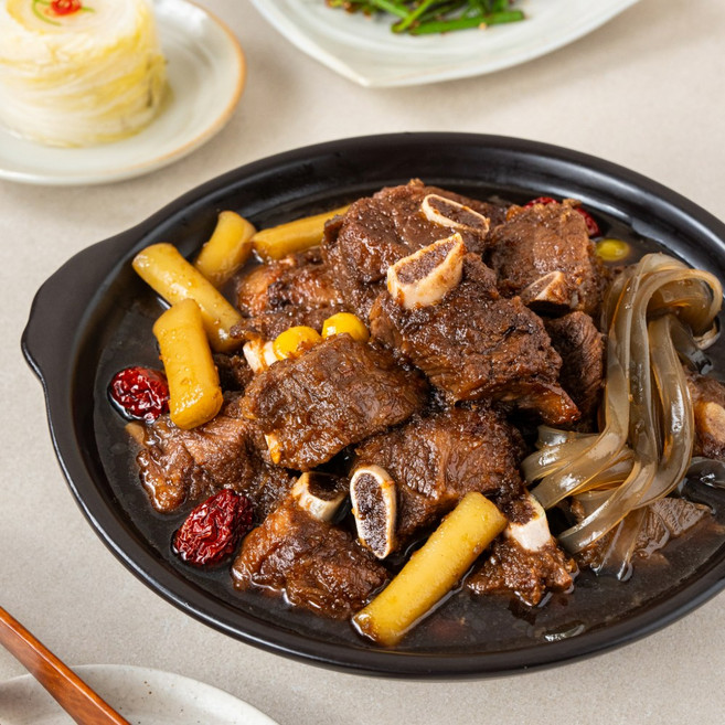 간장 돼지 갈비찜 밀키트 100%국내산돼지갈비, 700g, 2개