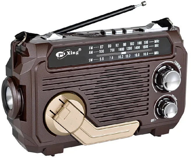 핸드 크랭크 라디오 비상 휴대용 보조베터리 USB/태양열/핸드 충전 블루투스 시끄러운 볼륨, 01 빠른  Mainland, 02 녹색