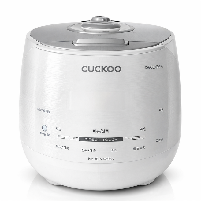 본사직영) 쿠쿠 6인용 올스텐 내솥 IH 전기압력밥솥 그레이스 화이트 CRP-DHAS069FWM, 쿠쿠정품 본사출고, CRP-DHAS069FWM (그레이스 화이트)