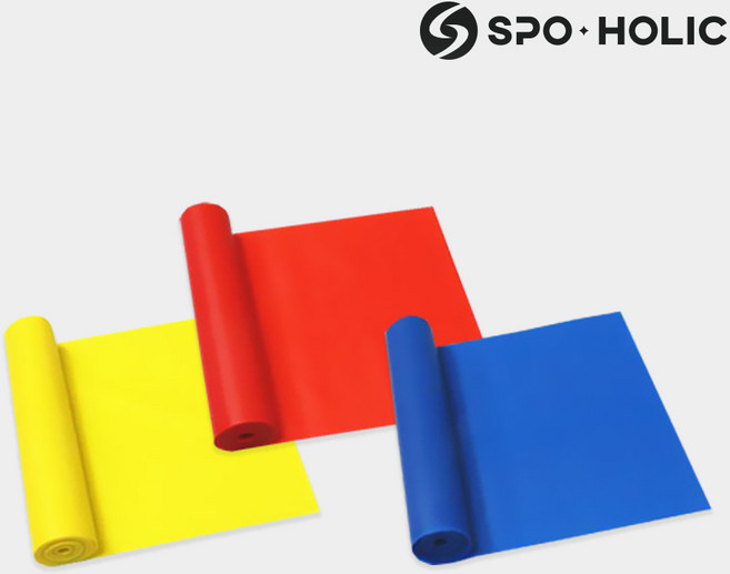 스포홀릭 라텍스 요가 스트레칭 리본 밴드 1단계 옐로우, 리본 요가밴드_옐로우(1단계), 1개