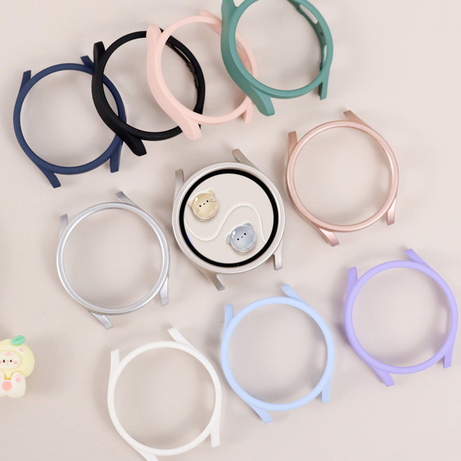 오르몽트 갤럭시워치7 PC 하프커버 40mm 44mm 호환 보호커버 케이스 경량, 그린