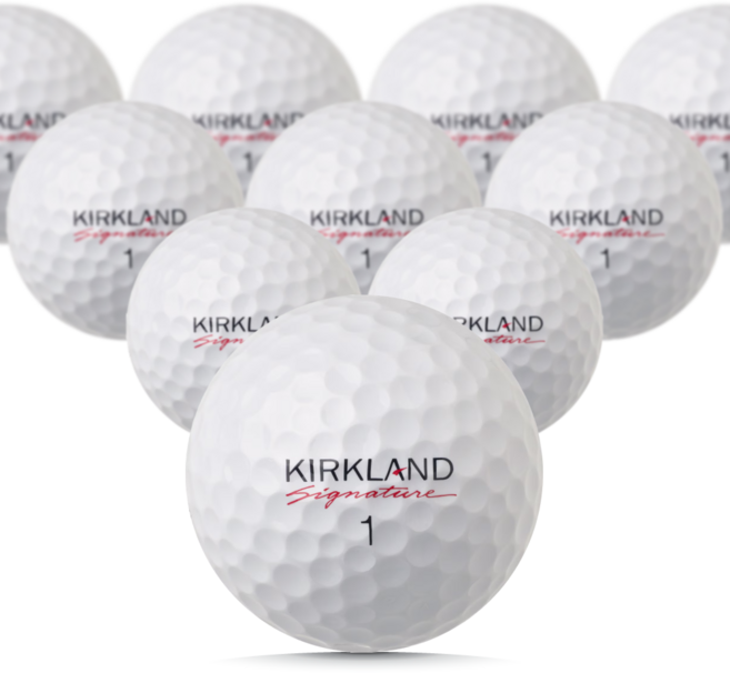 [피스골프마켓] 커클랜드 삼선 인쇄 A등급 30개 로스트볼 골프공, 30개입, 1개