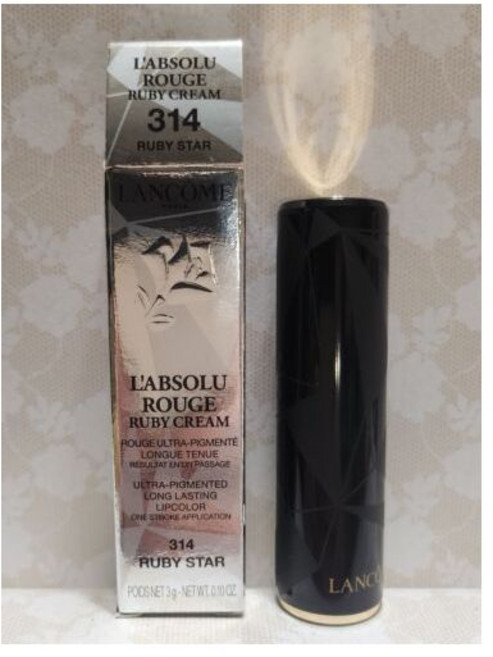 랑콤 루비 스타 #314 압솔뤼 루즈 롱래스팅 립스틱 풀사이즈 박스