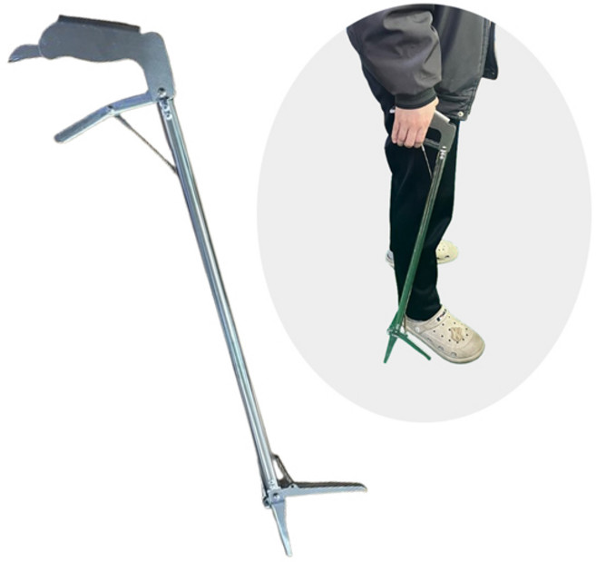 다용도 만능 스텐 악어집게 해루질 갯벌 바다 낚시 장비 용품 신발정리 쓰레기 줍기, 1개