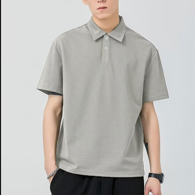男士T恤 夏季薄款翻領素色商務休閒上衣 通勤運動排汗POLO衫【M-3XL】