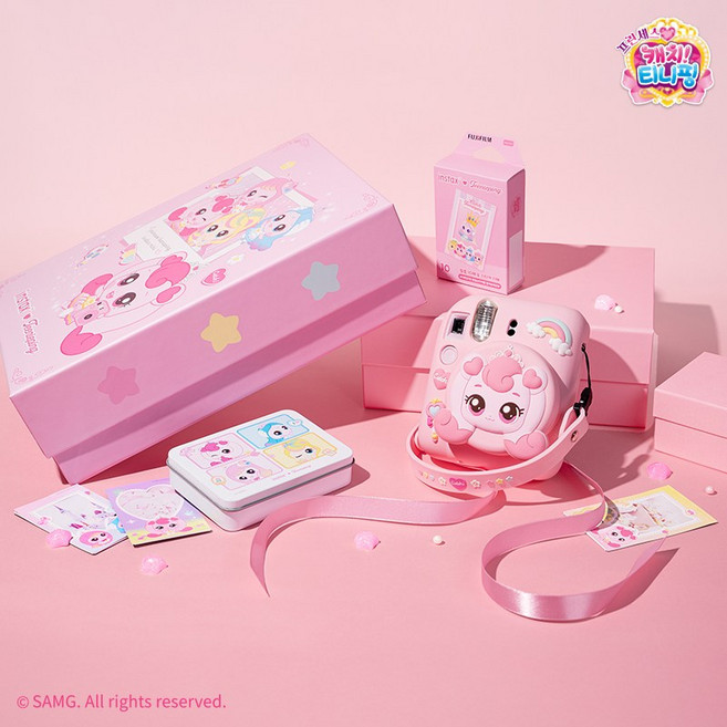 인스탁스 미니12 캐치티니핑 에디션, 1세트, 핑크