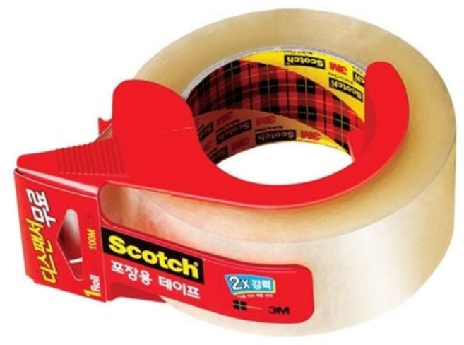 (3M) 스카치 포장용 투명테이프 디스펜서 3615C 48mmx100M/1롤 (1개) sta+532pj