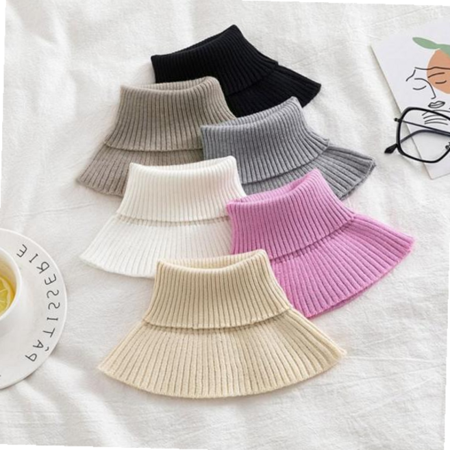 페이크카라 얇은 니트 간절기 겨울 신충성좋은 페이크 목폴라