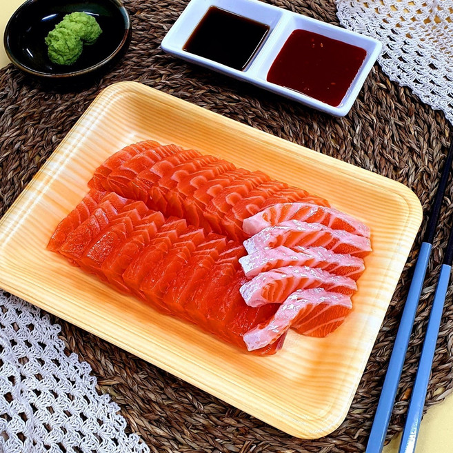 길푸드생연어 노르웨이 슈페리어 등급 생연어, 슬라이스 300g, 1개