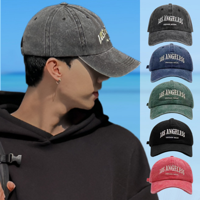 아트니 빈티지 워싱 캡모자 남녀공용 볼캡