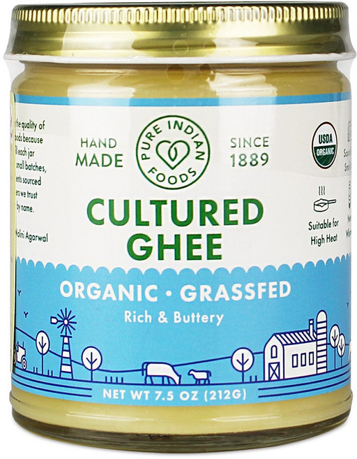 브이플랜 유기농 목초 발효 기버터 무염 212g 스테이크 베이킹재료 ghee, 1개