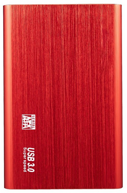 AFA 外接硬碟 USB 3.0 超高速, 紅色, 2TB