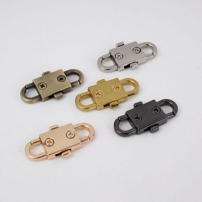 아유디 U형 체인쇼트너 숄더백 크로스백 체인줄 길이조절, 체인 쇼트너 U형, 실버, 1개