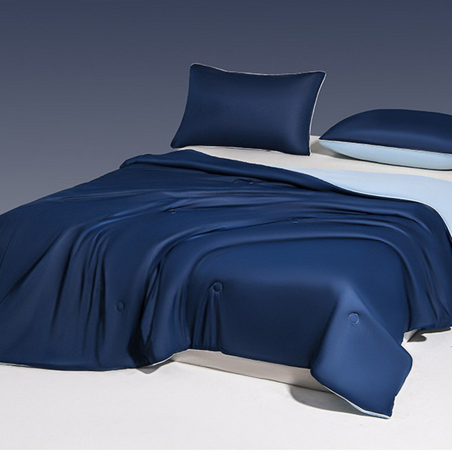 Zebeer 프리미엄 여름용 하이퍼 쿨링 냉감 향균 워싱 양면 차렵이불