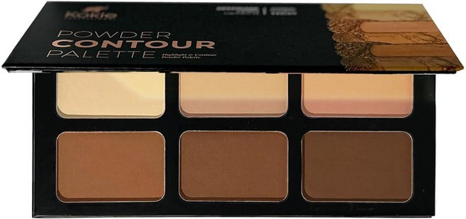 Kokie Cosmetics 파우더 컨투어 키트 딥/다크 27.2g(0.9온스)