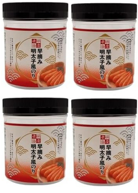 아리아케김 아리아케해산 빨리 딴 명란젓 김 10절 60장 (판김 6장분)×4개