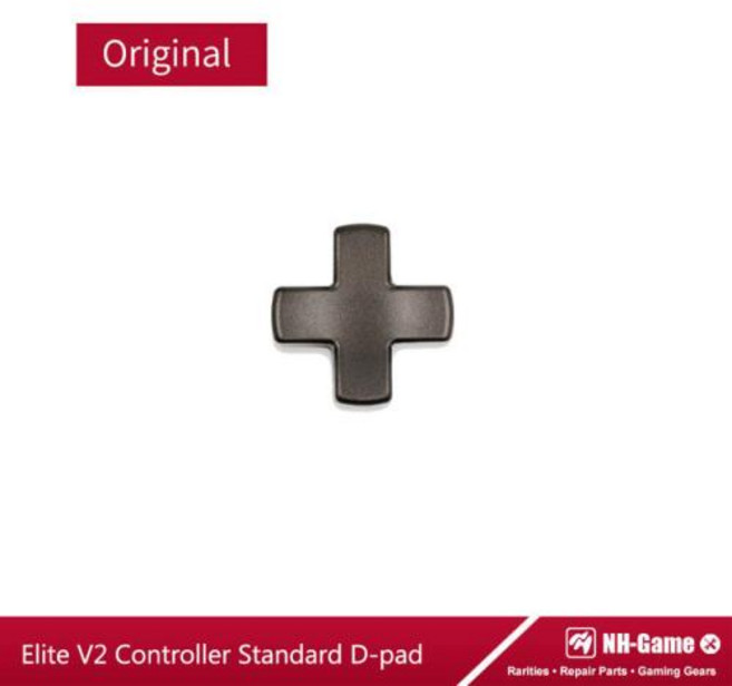 엑스박스 엘리트 시리즈 2 호환용 아날로그 버튼 게임 패드 엄지 스틱 D-패드 그립 금속 스탠드 패들 범퍼 총알 세트, Black