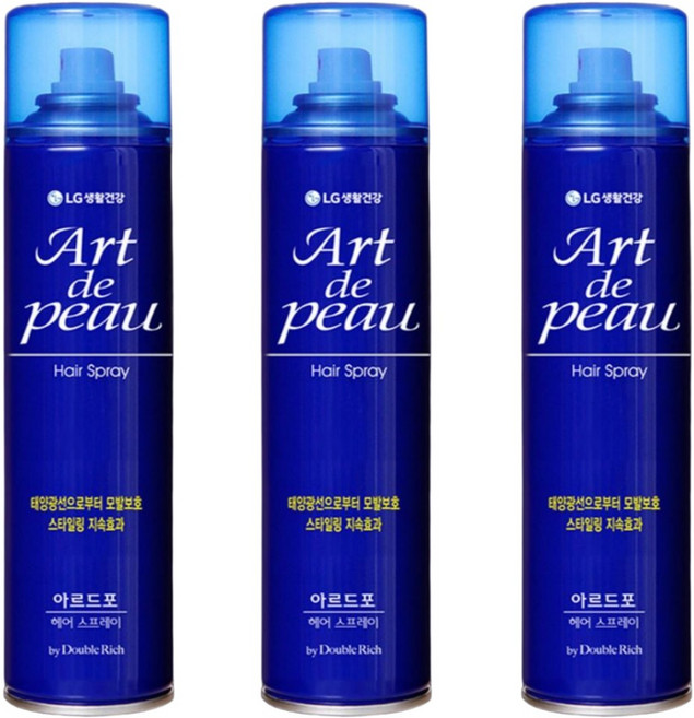 9위 - LG생활건강 아르드포 헤어 스프레이 파랑, 300ml, 3개