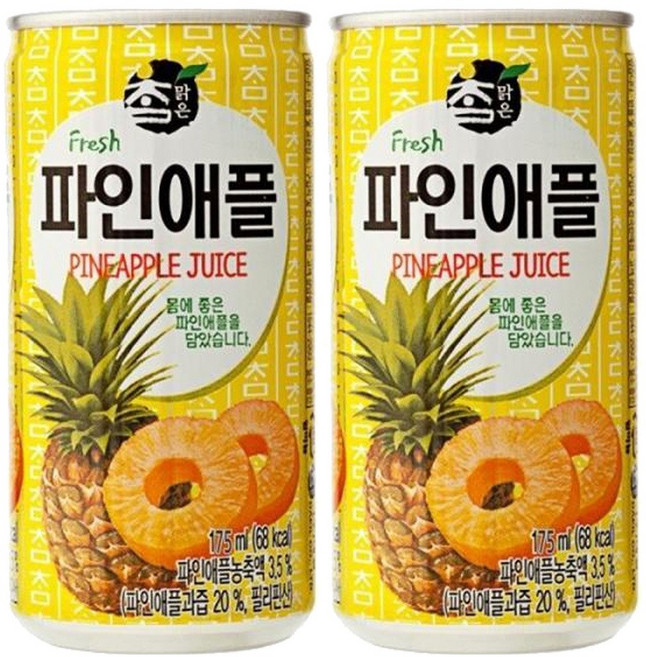 참맑은 파인애플, 60개, 175ml