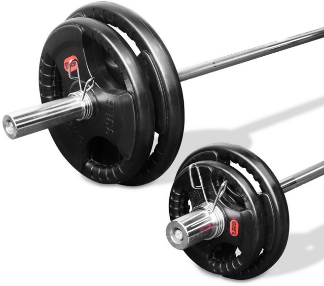 카르빈 고무 원판 바벨 덤벨 역기 중량, 2.5k X 2, 1개, 블랙, 2.5kg