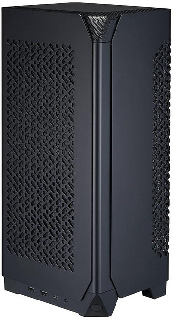 Cooler Master NCORE 100 Air Mini-ITX PC 타워 케이스 양극 산화 알루미늄 356mm 수직 트리플 슬롯 마운트 GPU SFX PSU 130mm, NCORE 100 Air S