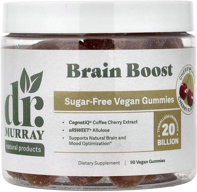 프리미엄상품 Dr. Murray's 브레인 부스트 구미젤리 체리 비건 구미젤리 90개 끝내주게잘나가는상품, DrMurrays브레인부스트구미젤리체리비건구미젤리90개 - 쿠팡