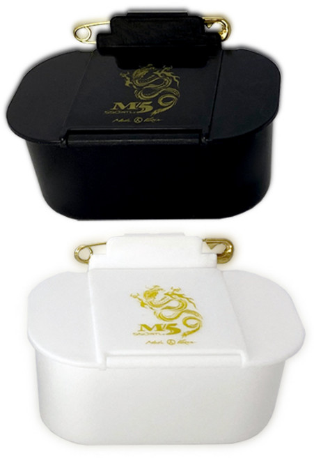 [맥상사] 미니 미끼통, 블랙, 1개