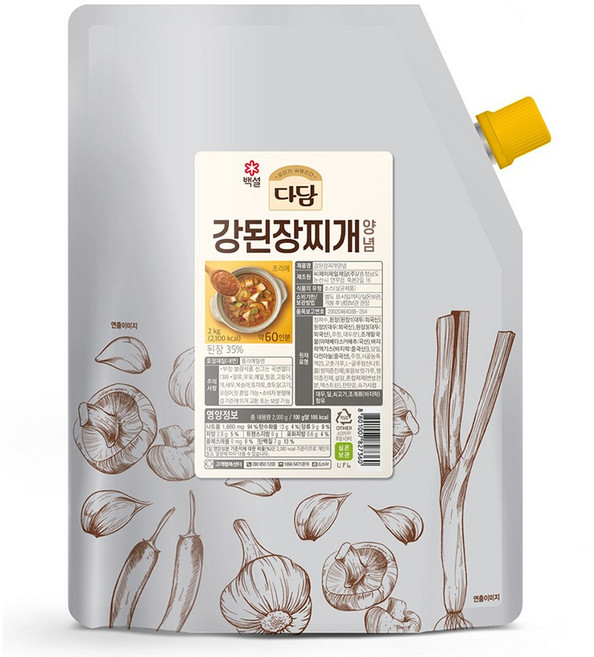 다담 강된장찌개 양념, 2kg, 1개