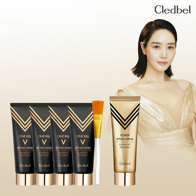 끌레드벨 골드 리프팅팩 블랙에디션 4통 패키지, 4개