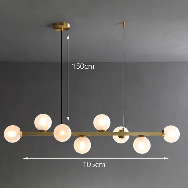 현대 가정 장식 링 LED 조명 펜던트 거실 샹들리에 걸이식, 7) 8 heads - RC remote dimming