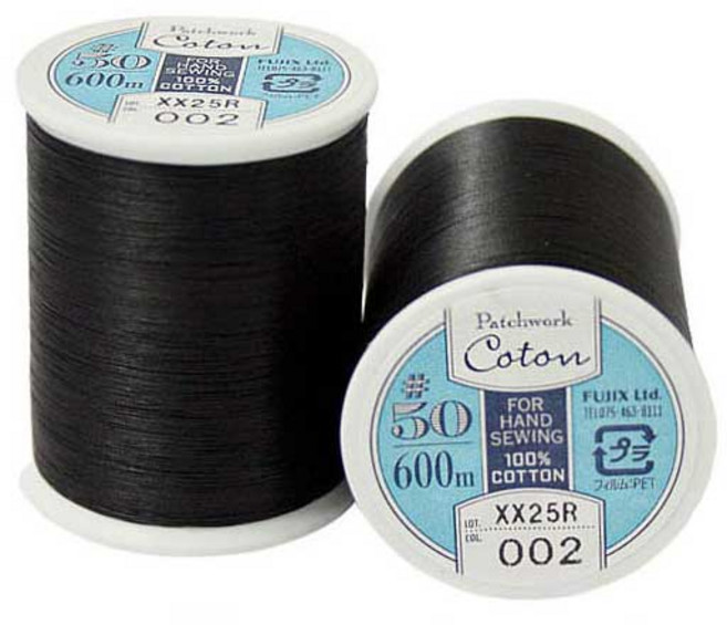 후직스 패치워크용 코튼실 600m, 002, 1개