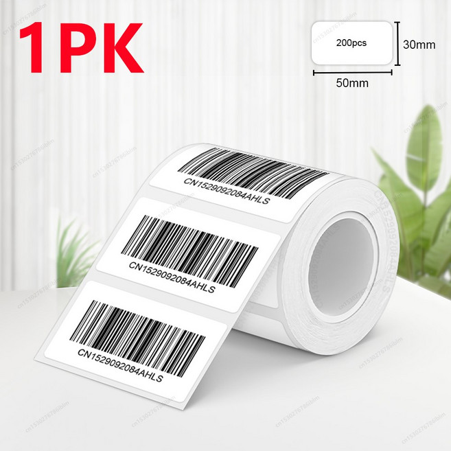 접착 라벨 유사 또는 B1 E210 메이커 X2 감열 M110 용지와 프린터 기계 라이프 B21 잉크리스 P50 1PK, 1PK 50x30 Tape