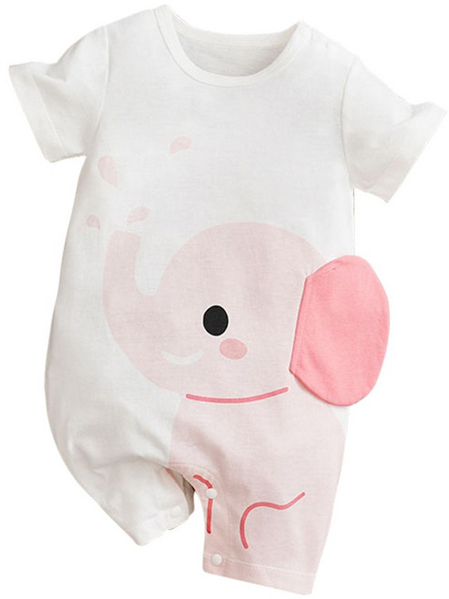 JoyBaby童裝嬰兒服 棉質短袖包屁衣 舒適透氣連身衣 外出爬服多款可選