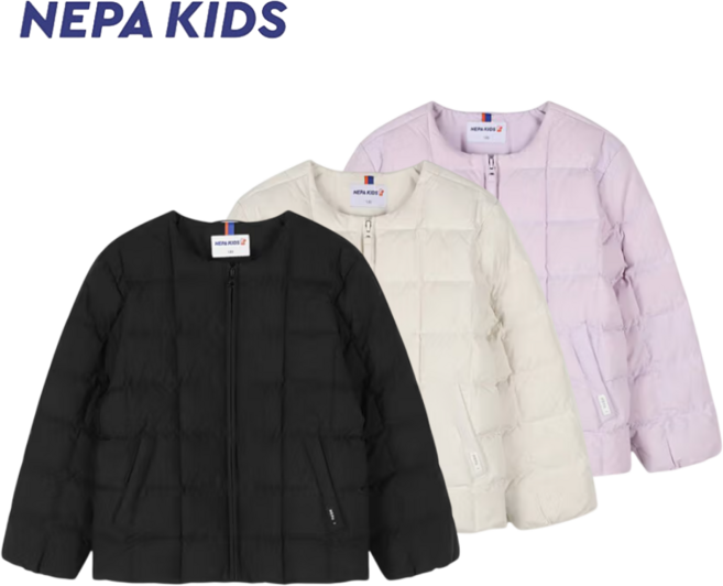 [매장발송]네파키즈 아동 경량 패딩 덕다운 가볍고 따뜻한 자켓