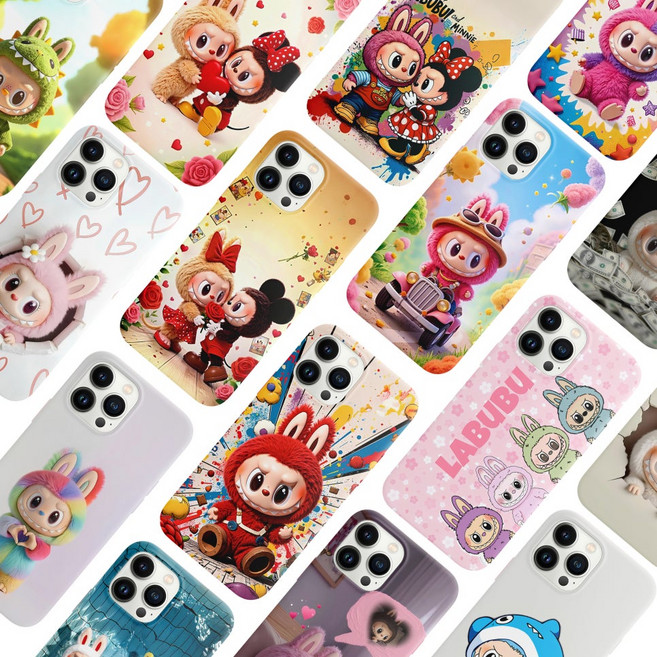 전기종 인형 하드 케이스 아이폰 LG 갤럭시 X커버5 A16 A17 A26 A35 A36 A55 A56