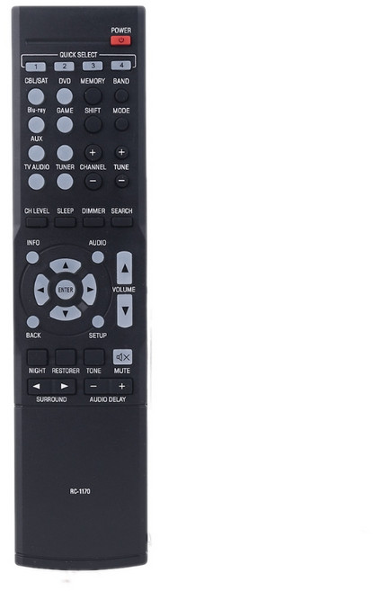 RC1170 RC1196 AVR-X500 AVR-S500BT를위한 Denon Power Amplifier 교체 용 원격 제어 Univeral Smart Media Play, 1개
