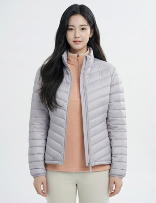 콜핑 2264JK785W 나일론 웰론 슬림 여자 겨울 경량 패딩 점퍼 자켓
