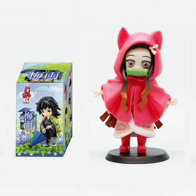 귀멸의칼날 피규어 네즈코피규어 히든 인테리어 소품 귀여운 캐릭터 소장 선물XQ-1688-102009-3077365, 1개