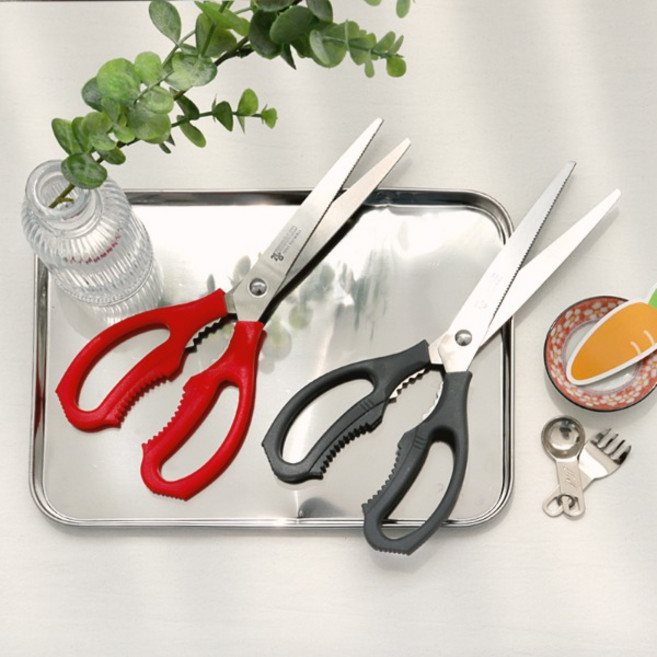 라쿠친 모던 가위, 1개, 레드