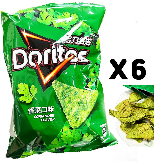대만 도리토스 고수맛 한정판, 6개, 102g