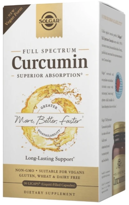 솔가 풀 스펙트럼 커큐민 리퀴드 엑스트랙트 소프트젤, 90정, 1개 - 쿠팡