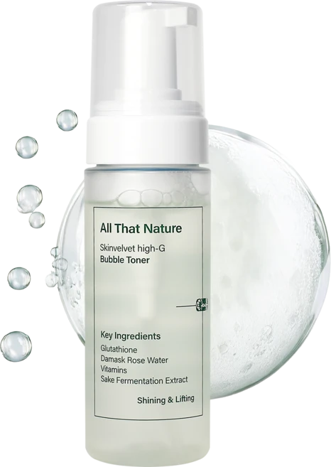 올댓네이쳐 스킨 버블 마스크 팩 토너 8대 임상시험 완료, 1개, 150ml - 쿠팡