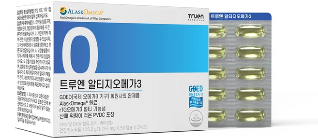 트루엔 알티지오메가3 알래스카 파랑이, 100정, 1개 - 쿠팡
