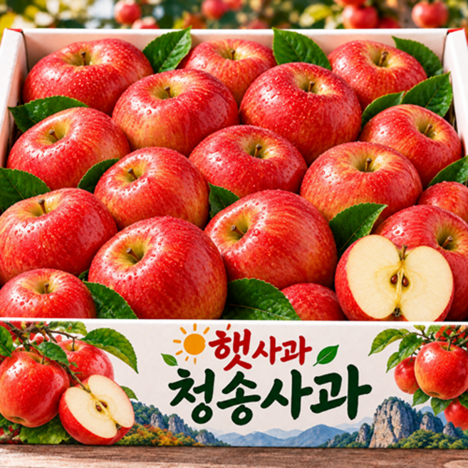 [반값특가] 200박스한정 고당도 햇사과 청송사과, 1개, 5kg(반값특가)