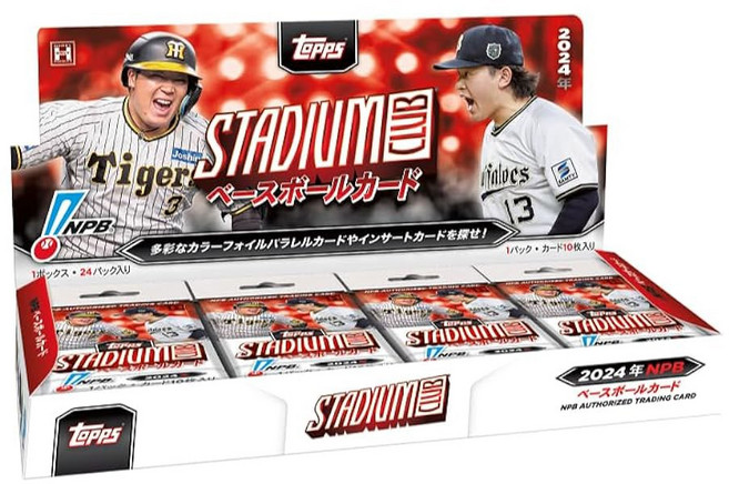 예약 접수 제품 2024년 12월 20일 발매 예정 2024 Topps NPB 스타디움 클럽 베이스볼 카드 Stadium Club Baseball Card [1박스(10개입 팩