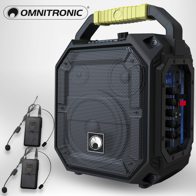 스피커앰프 버스킹앰프 야외용앰프 이동식앰프 세트 MP-8000A, 헤드셋마이크 2개