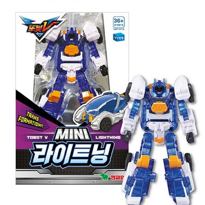 어린이 로봇 장난감 선물 또봇V 미니 라이트닝 미니또봇 또봇로 보트 어린이날, 1개, 상세페이지 참조