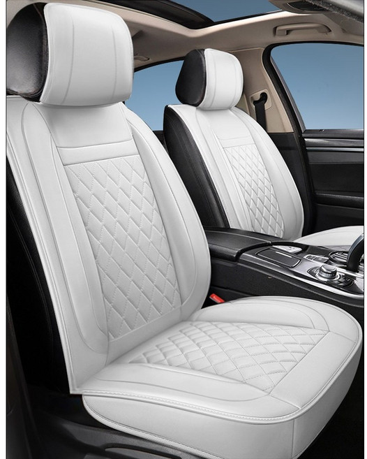 제니븐 자동차 시트커버 교체 차 차량용 보호매트 가죽 카시트 운전석 SF-590, 1개, SF-590 앞좌석 라이트그레이1P