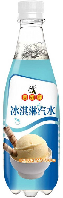 金蜜蜂 冰淇淋汽水, 24個, 500ml