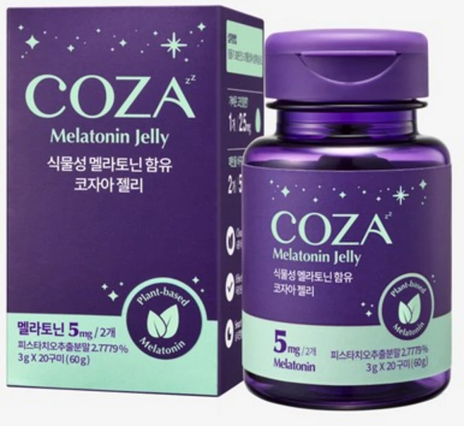 코자아 식물성 멜라토닌 젤리 1박스, 없음, 상세설명 참조, 없음 - 쿠팡